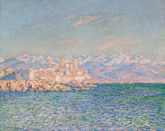 Claude Monet, Antibes, effet d’apres-midi (Antibes, Afternoon Effect), 1888, Museum of Fine Arts, Boston. Image: © 2022 Museum of Fine Arts, Boston / Gift of Samuel Dacre Bush / Bridgeman Images